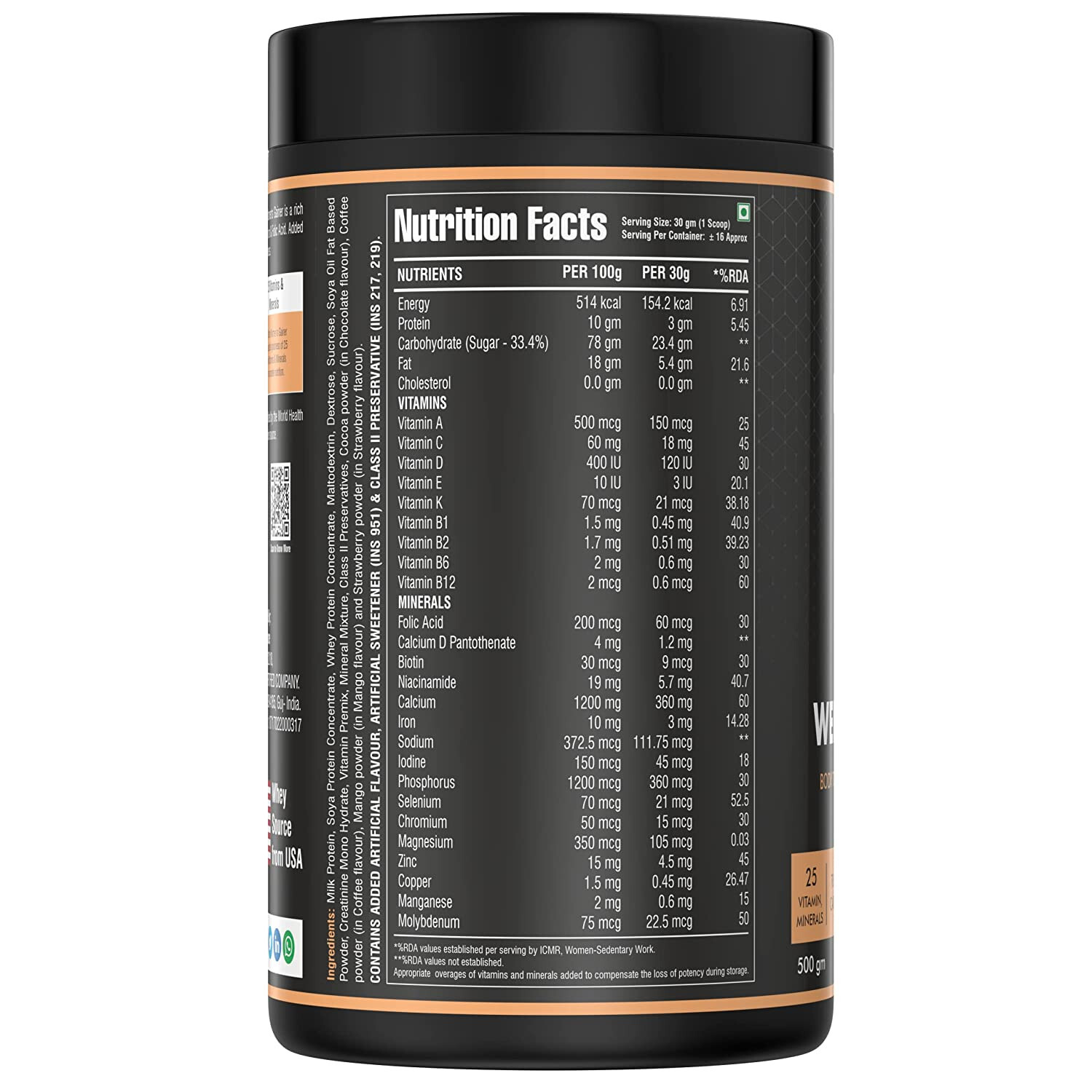 Dr.NUTRA Women Weight Gainer for Increase Breast Muscle Weight Gain and MassGain