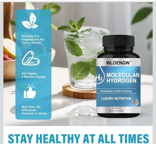 Hydrogen Water Tablets with Magnesium – H2 Molecular Tabs for Drinking Water,…