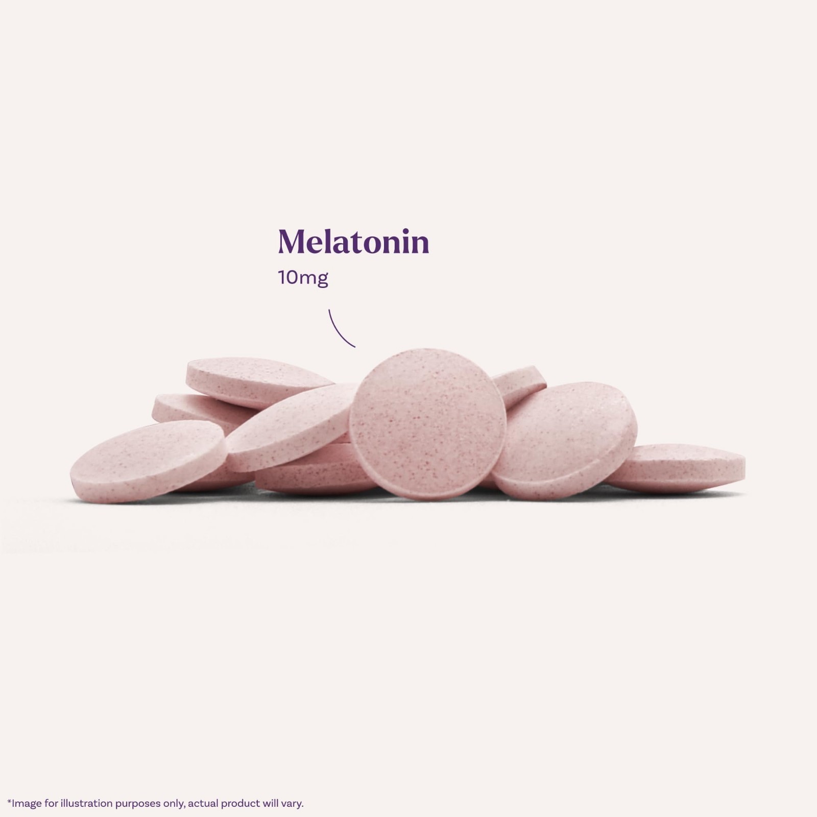 Fast Dissolve Melatonin 10mg Tablets – Strawberry Flavor, 100 Count, Sleep Aid