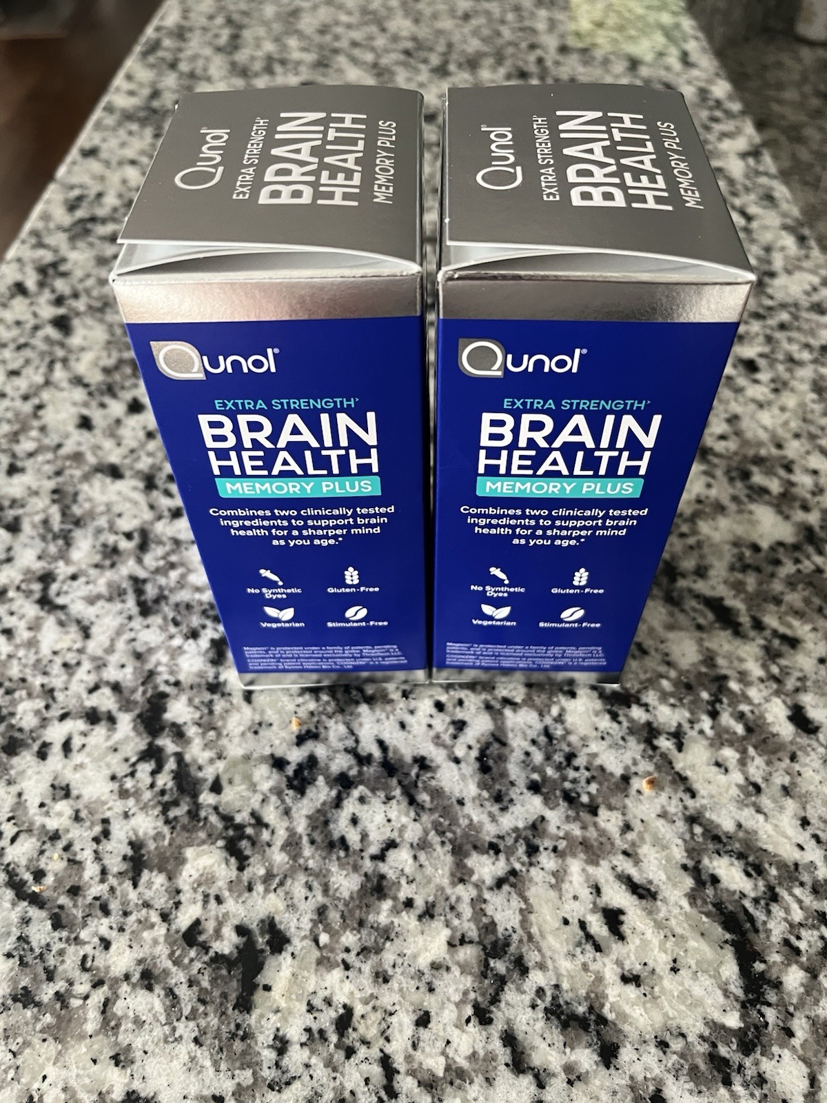 Qunol Brain Health Memory Plus Magnesium L-Threonate & Citicoline 60ct (2 Pack)
