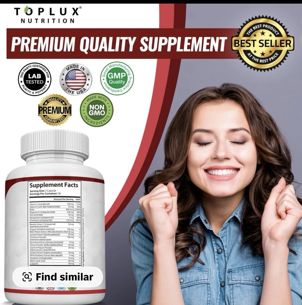 Toplux blood sugar