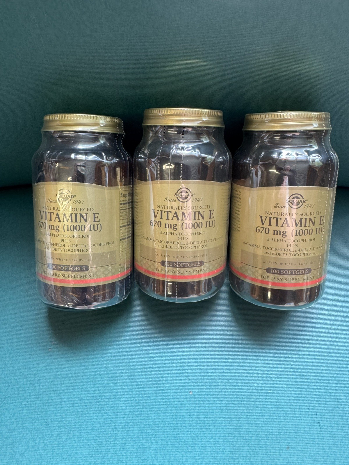 Solgar Vitamin E 670mg 1000 IU Softgels – 100 Count