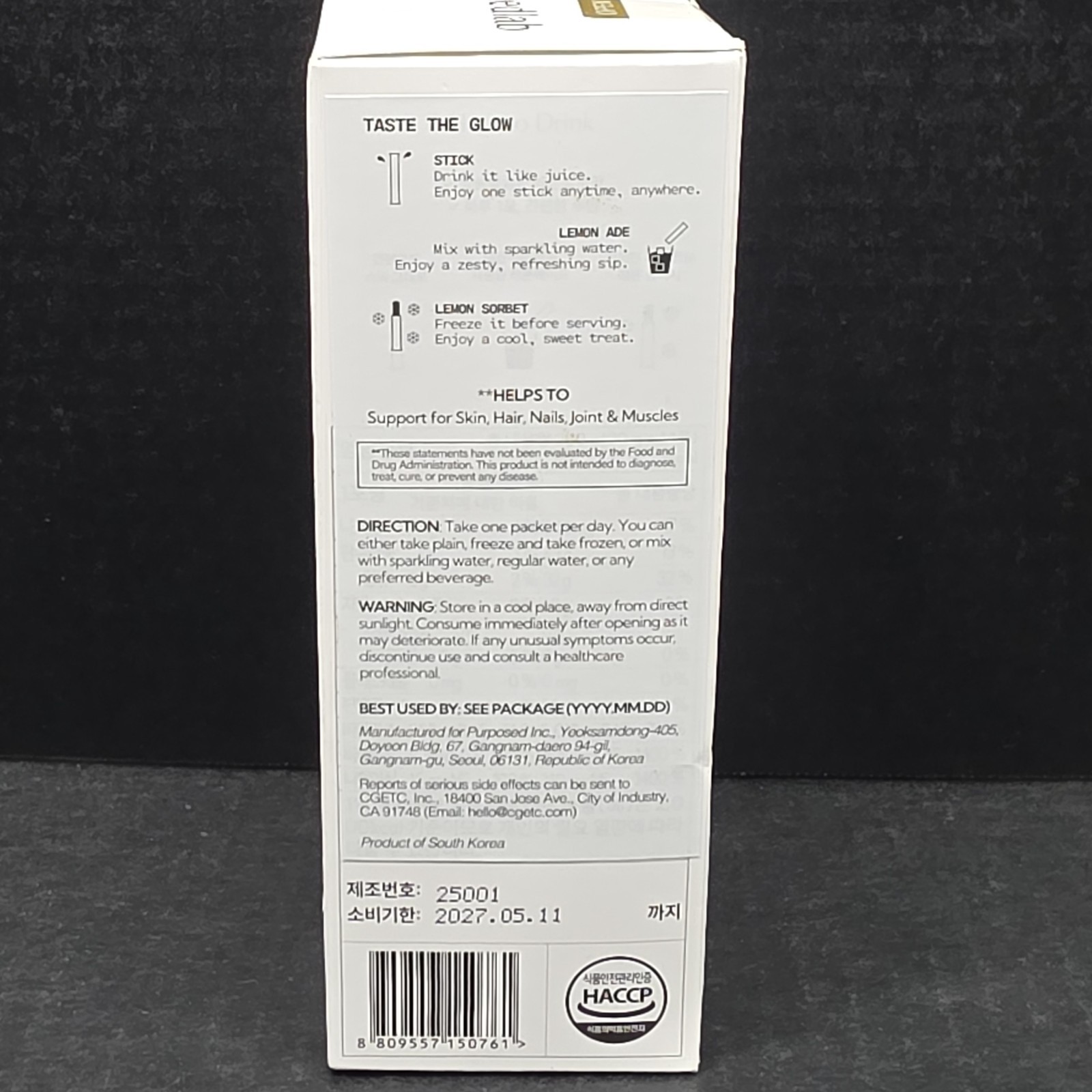 Dr. Eve Seedlab Plant-Based Reset Collagen Shot – 14 – 0.76 Fl Oz Packets, New!