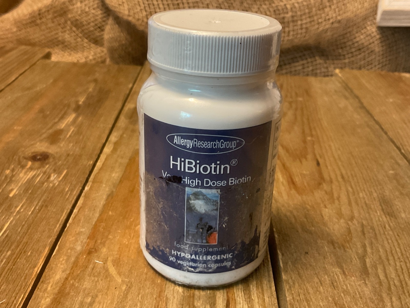 HiBiotin 100mg – 90 Veg Caps – Allergy Research Group – EXP:07/2027