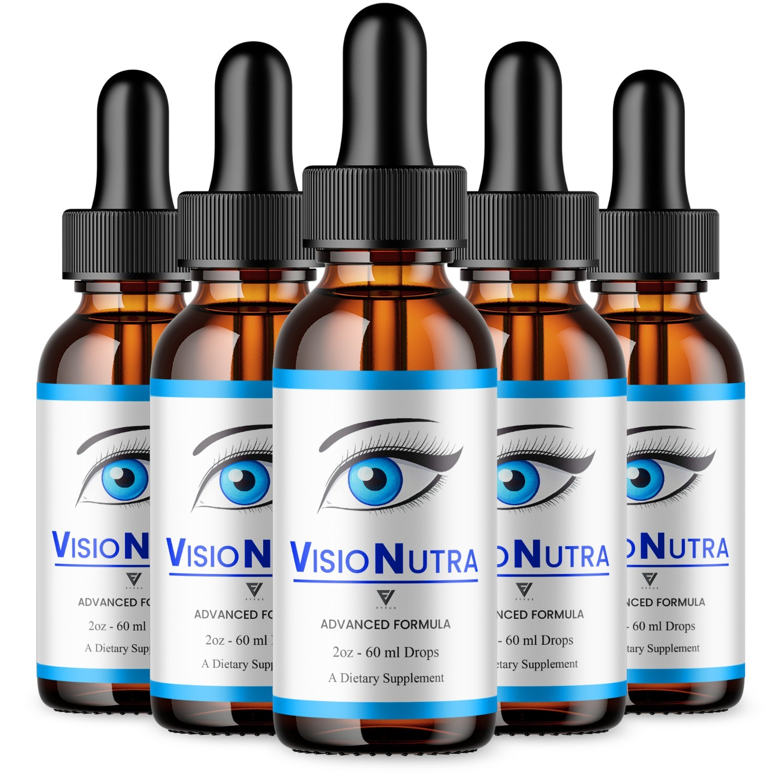 (5 Pack) Visio Nutra Advanced Drops, Vision Nutra Eye Support (10oz)
