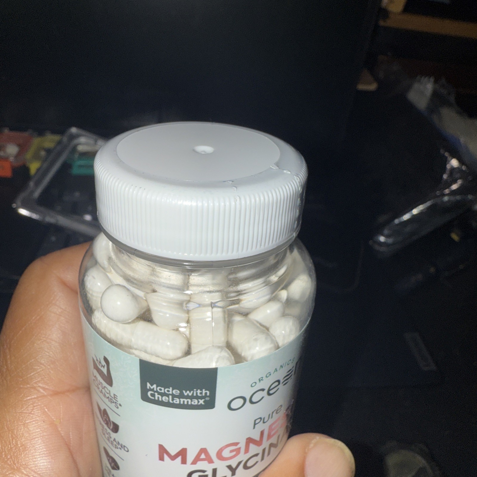 Organics Ocean pure Magnesium Glycinate 30 days supply brand new SEALED Exp 2/30