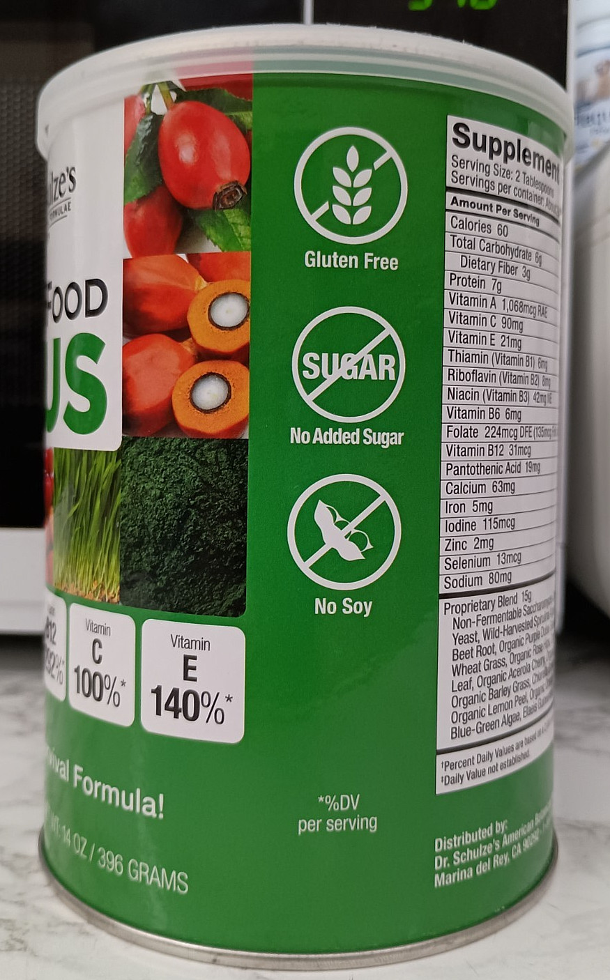 Dr. Schulze’s SuperFood Plus | Vitamin and Mineral Herbal Concentrate | New