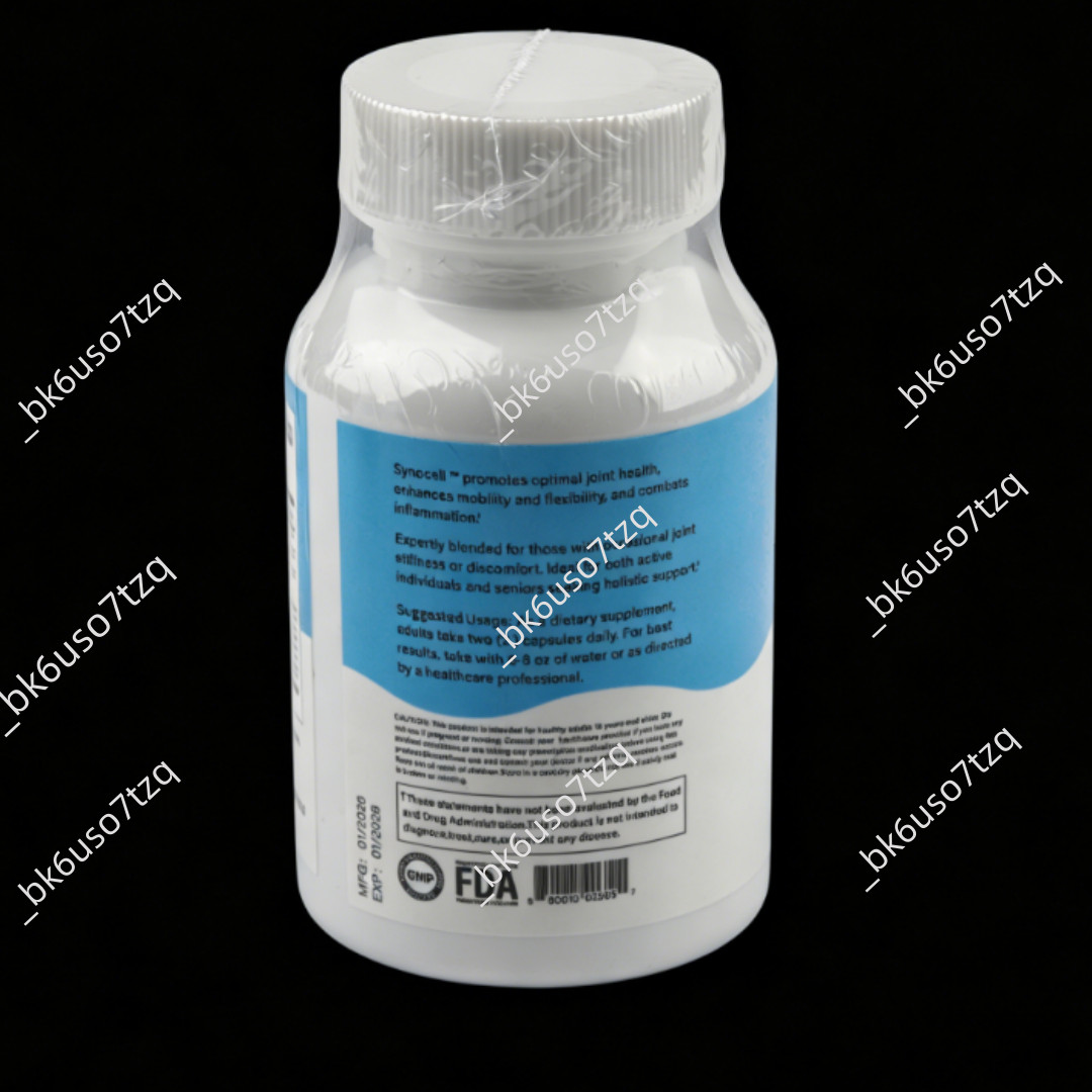 1-3 Pack Synocell Capsules – Back Neck and Joint Support Complex 60-180 Caps-NEW