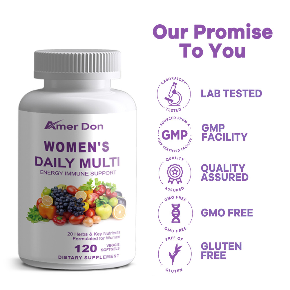 Multivitamin for Women – Complete Daily Multi mineral Vitamin Supplement 120Caps