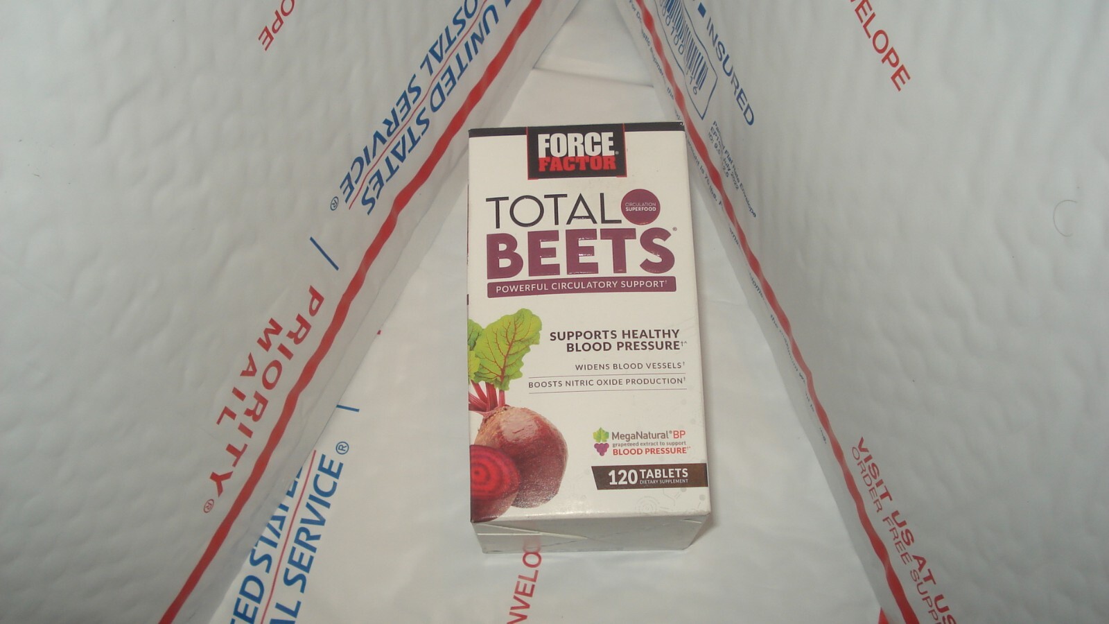 Force Factor Total Beets Powerful Circulatory Support 120 Tables Exp. 04/27