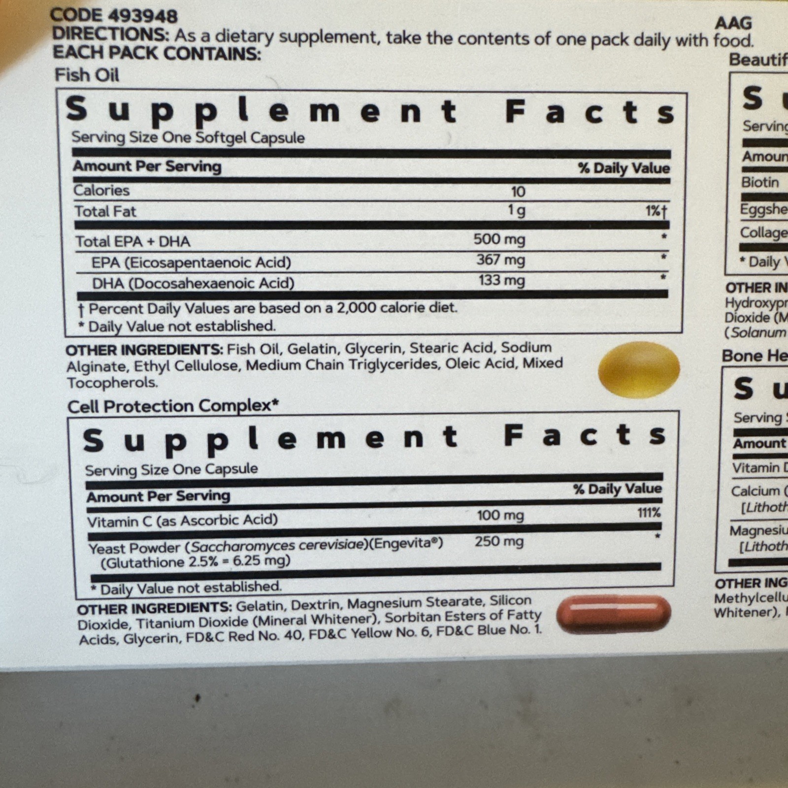 GNC Women’s 40+ Vitapak, Multivitamin, Stress & Bone Support, Skin Support, 5-in
