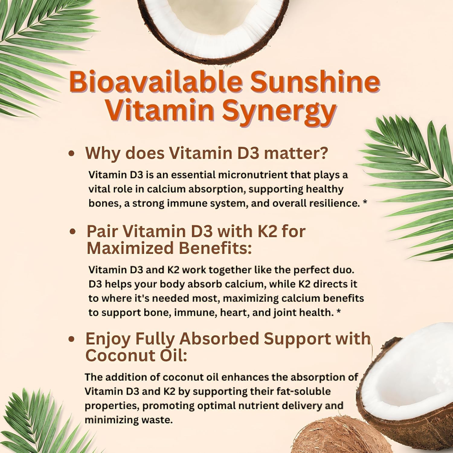 Micro Ingredients Vitamin D3 10,000 IU + K2 MK-7 200 300 Count (Pack of 1)