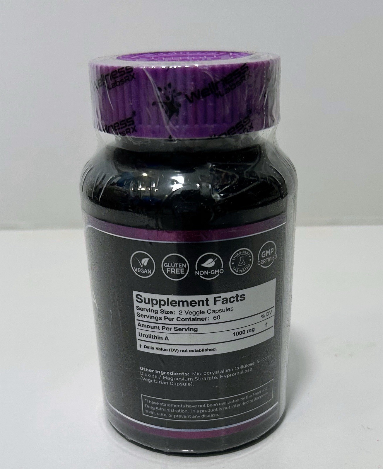 Urolithin A Supplement 120 Veggie Capsules 1,000mg MG Per Serving. EXP : 4/28