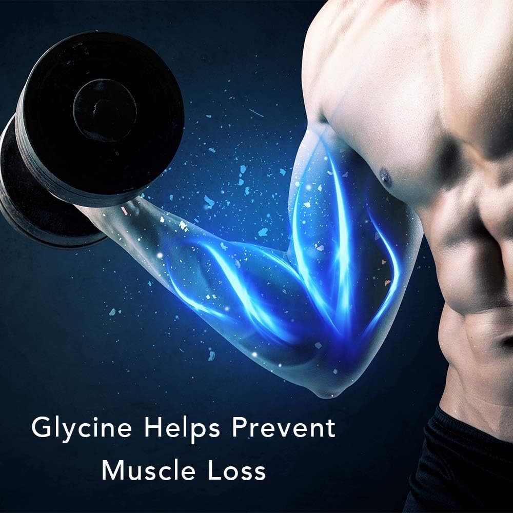 2 lbs of Glycine Powder – Ideal for Restful Sleep, Muscle Recovery & Focus
