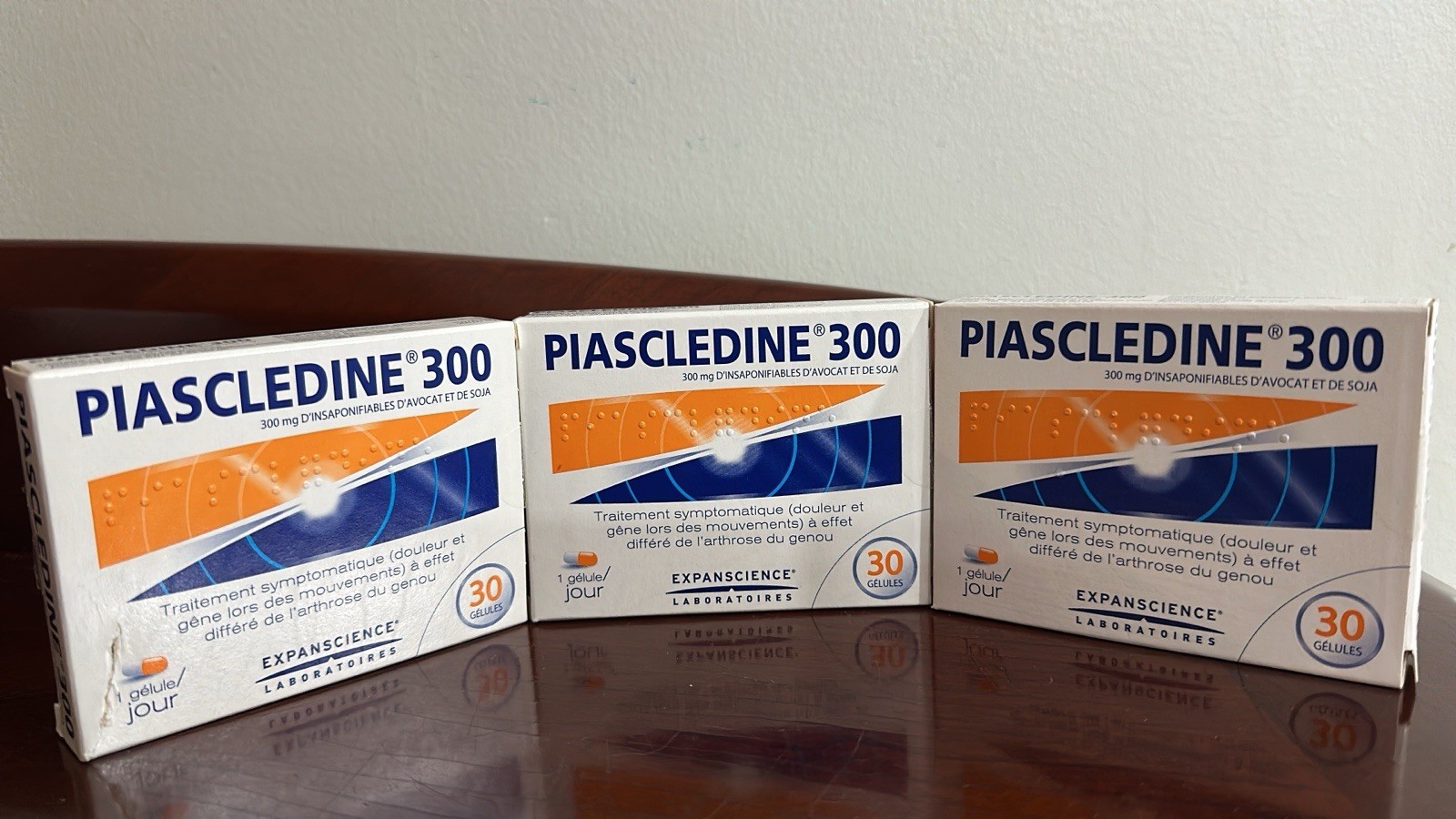 Piascledine 300 mg 30 Units Made In France 3 Boxes
