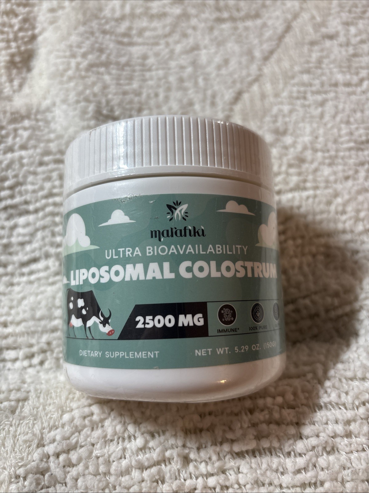 Marafiki Liposomal Bovine Colostrum Supplement Grass Fed Colostrum Powder 5.29Oz