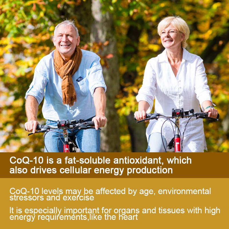 CoQ10 200mg SoftGels COQ10 – CQ10 Coenzyme Q10 Supplement, for Cellular Energy