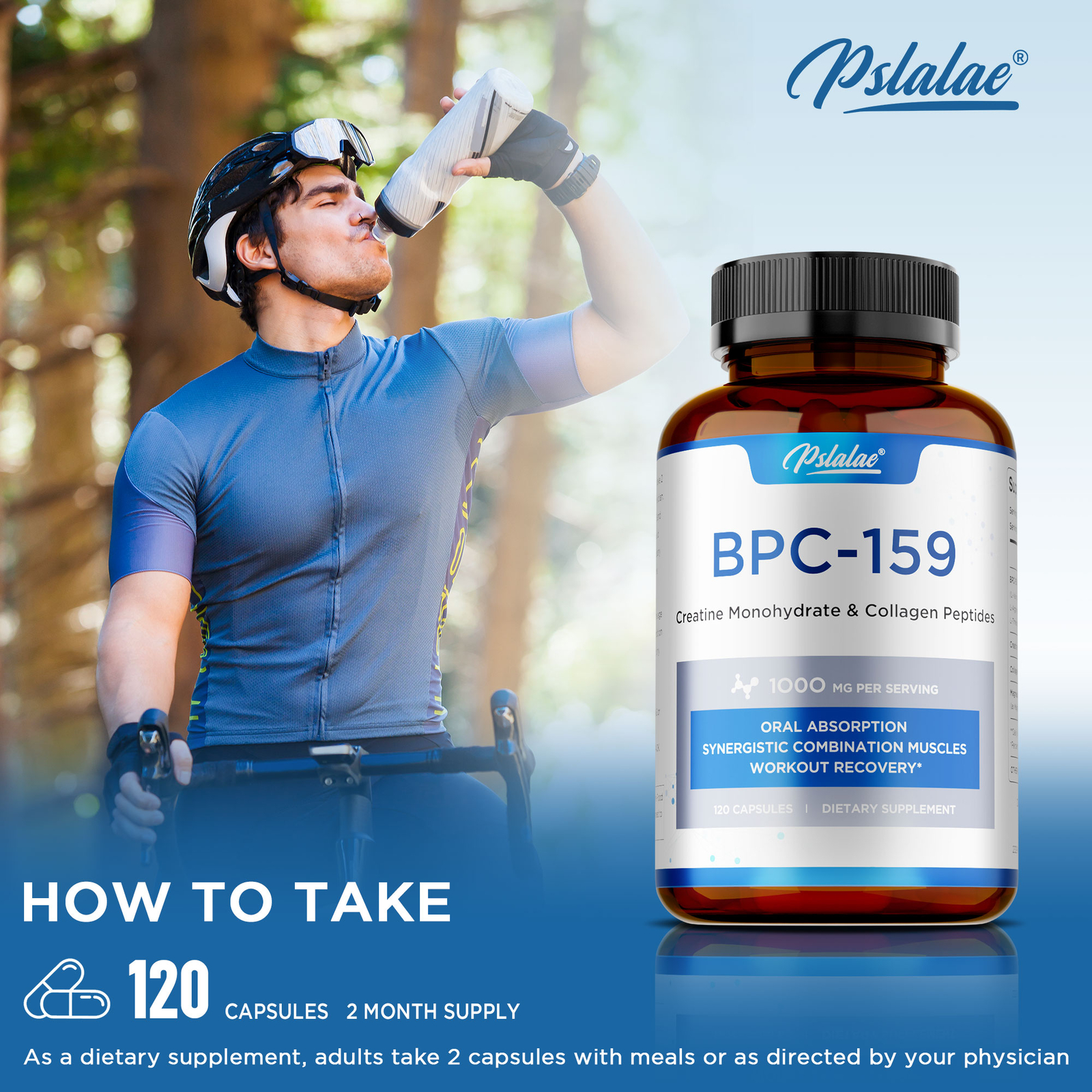 Body PC-159 – Creatine Monohydrate,Bone and Joint Support,Muscle and Gut Health
