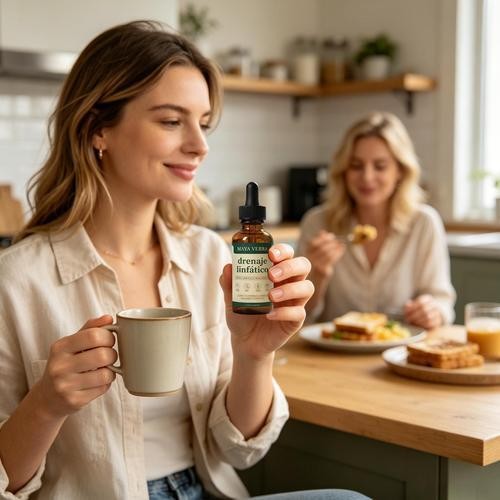 Drenaje Linfatico Herbal Liquid Drops, Traditional Botanical Supplement 2 Fl Oz