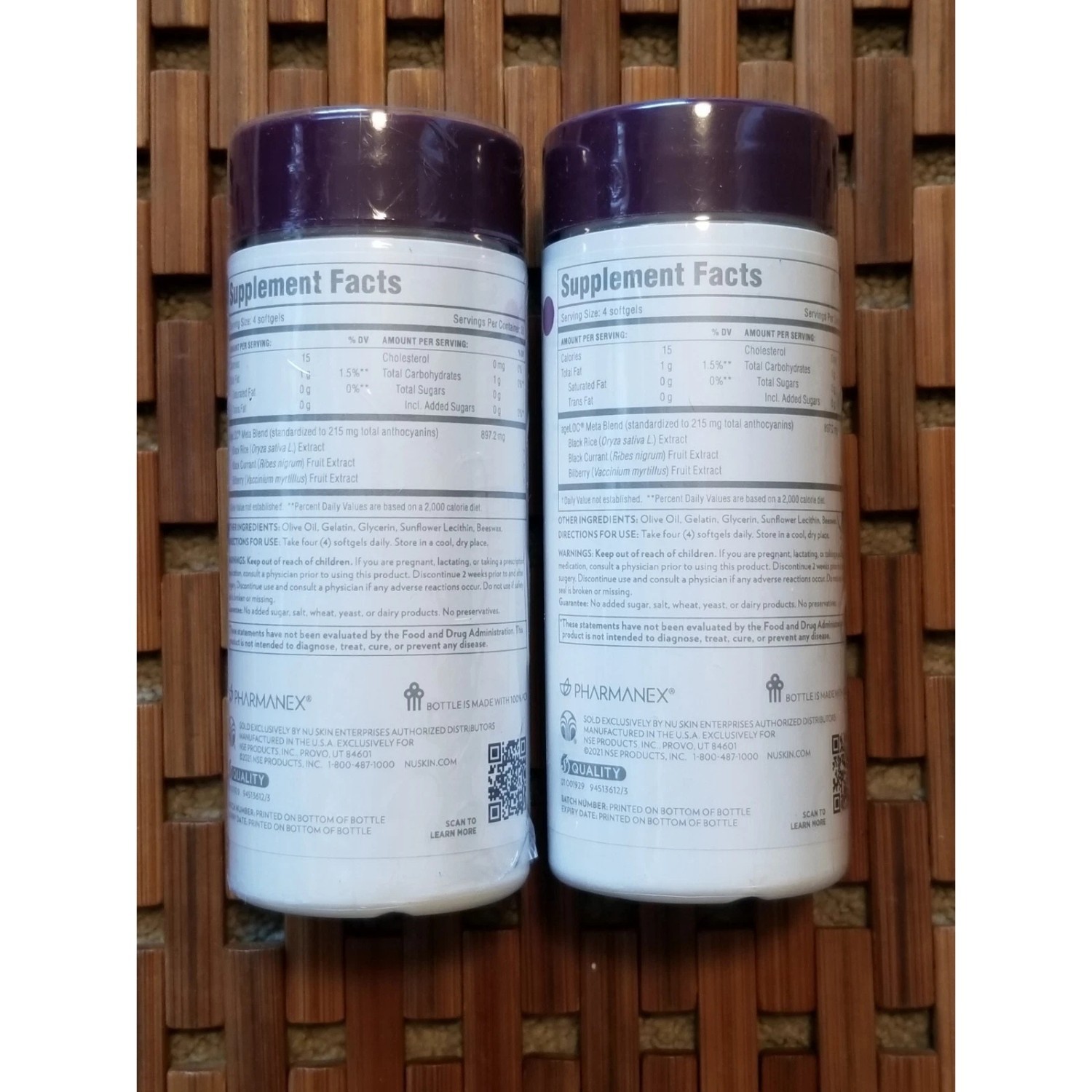 2-pack NU SKIN ageLOC META Healthy Metabolism 120 Caps NEW PRODUCT 08/2027