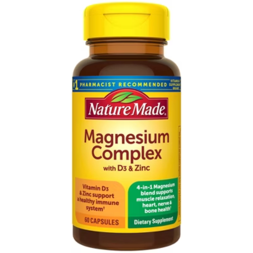 Nature Made Magnesium Complex Capsule – 60ct: Multivitamin, Unflavored