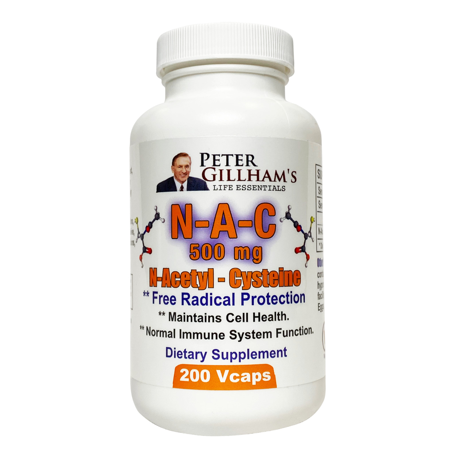 N-Acetyl-Cysteine (NAC) 1000 mg. 200 Caps