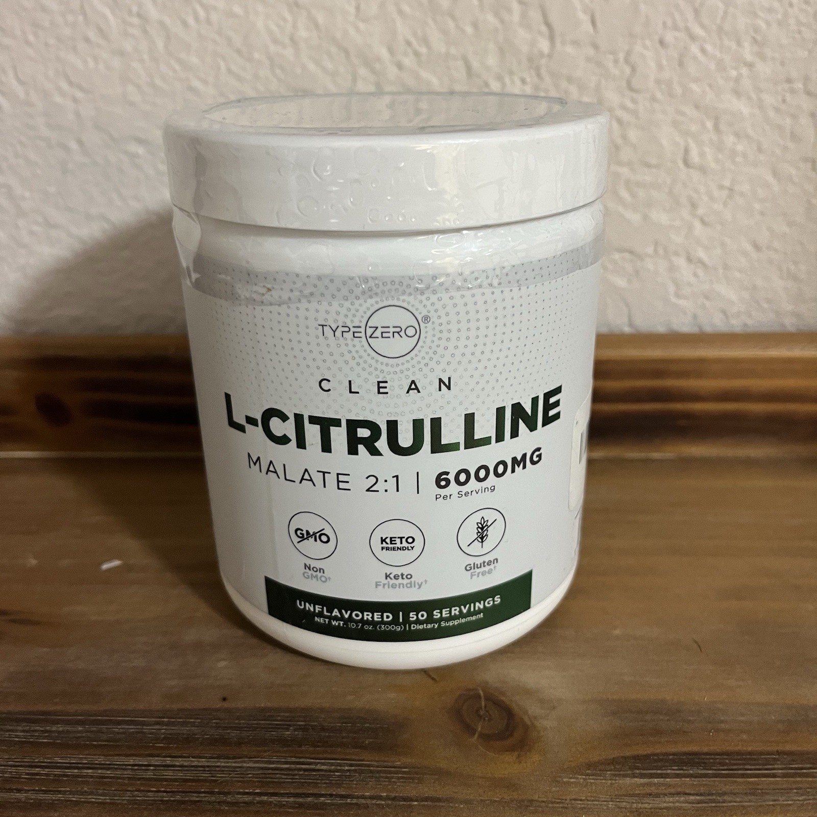 TYPE ZERO CLEAN L-CITRULLINE MALATE 2:1 – 6000mg UNFLAVORED 10.7 oz. EXP 02/2027