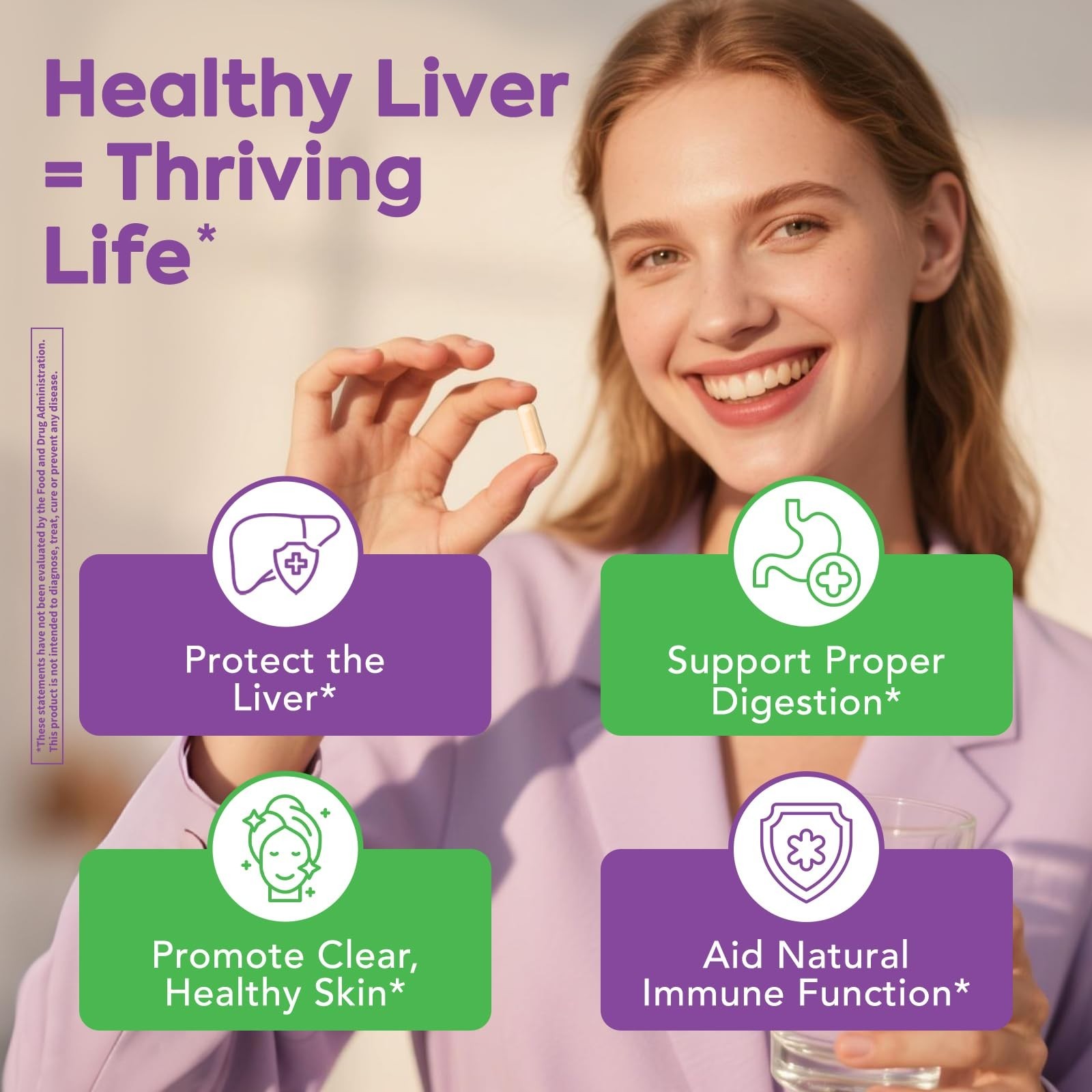 Milk Thistle 300mg Extract, 80% Silymarin, Liver Detox Cleanse, 180 Veggie Caps
