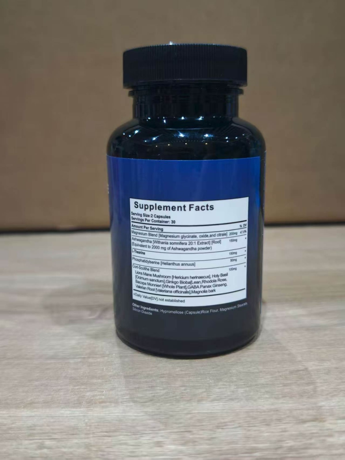 CORTI-SOOTHE Cortisol Magnesium Ashwagandha L-theanine – Relieve Stress