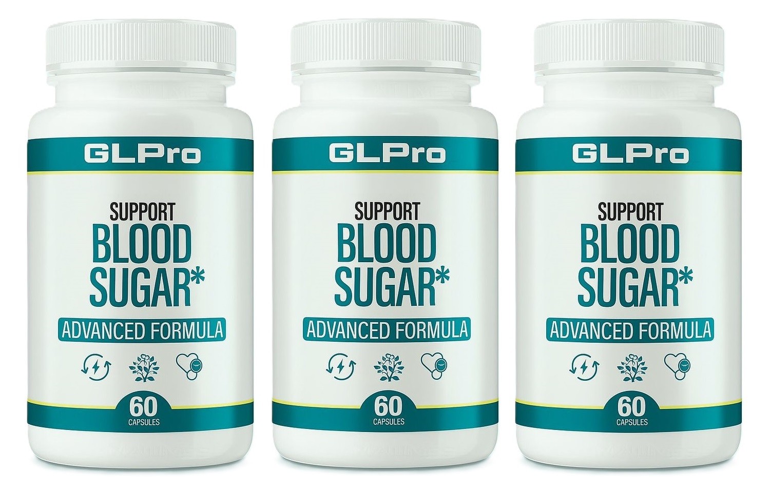 GLPro Blood Sugar Advanced Formula (3 Bottle Pack)