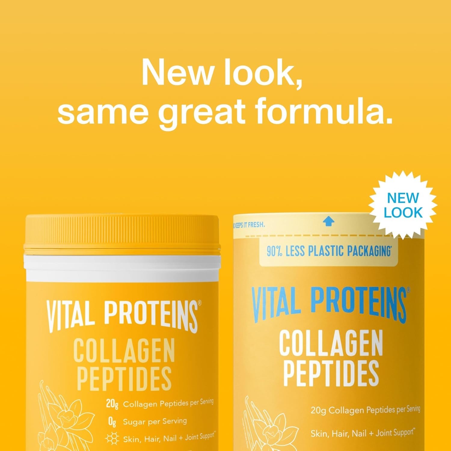Vital Proteins Collagen Peptides Powder Vanilla, Hair Skin Nails Support, 11.5oz