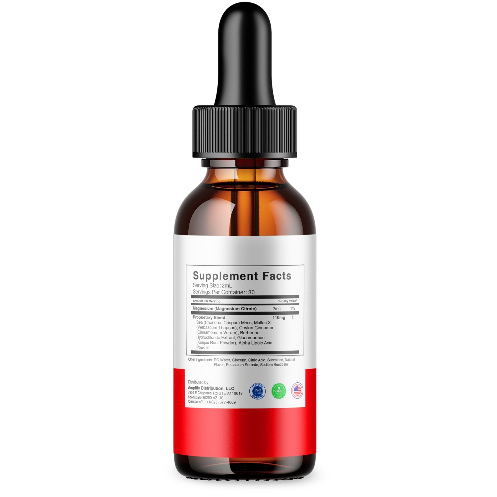 (5 Pack) Glyco Reset Drops, GlycoReset Premium Blood Support Supplement (10oz)