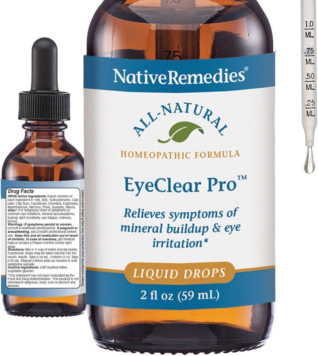 EyeClear Pro—Natural Eye Support Oral Liquid for Dry, Red, Swollen Eyes—Promo…