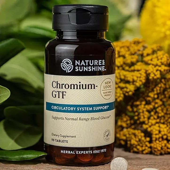 Chromium GTF 300 mcg – Unisex Adult Supplement for Blood Sugar & Heart Health