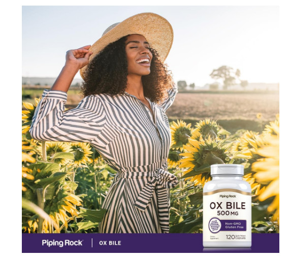 Ox Bile Forte 500mg 120 Capsules Digestive Support