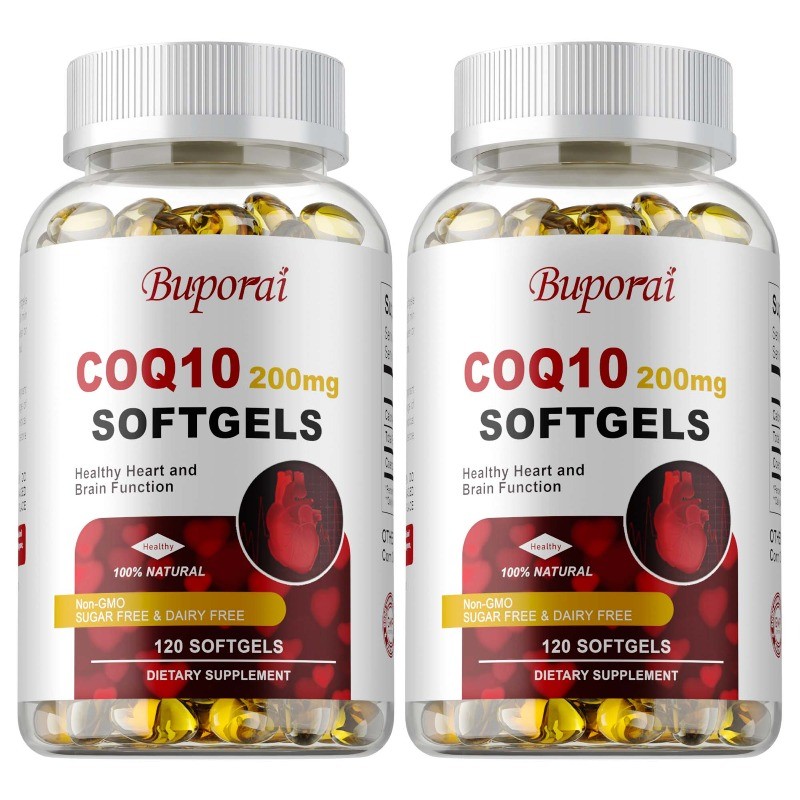 CoQ10 200 Mg 240pcs, Blood Circulation, Supports Heart and Cardiovascular Health