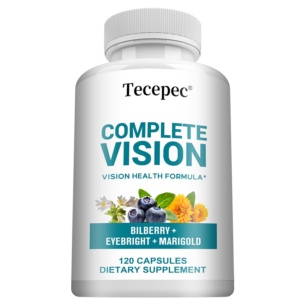 Vision Formula w/Bilberry, Lutein, Zeaxanthin | Supports Eye Strain, Dry Eyes