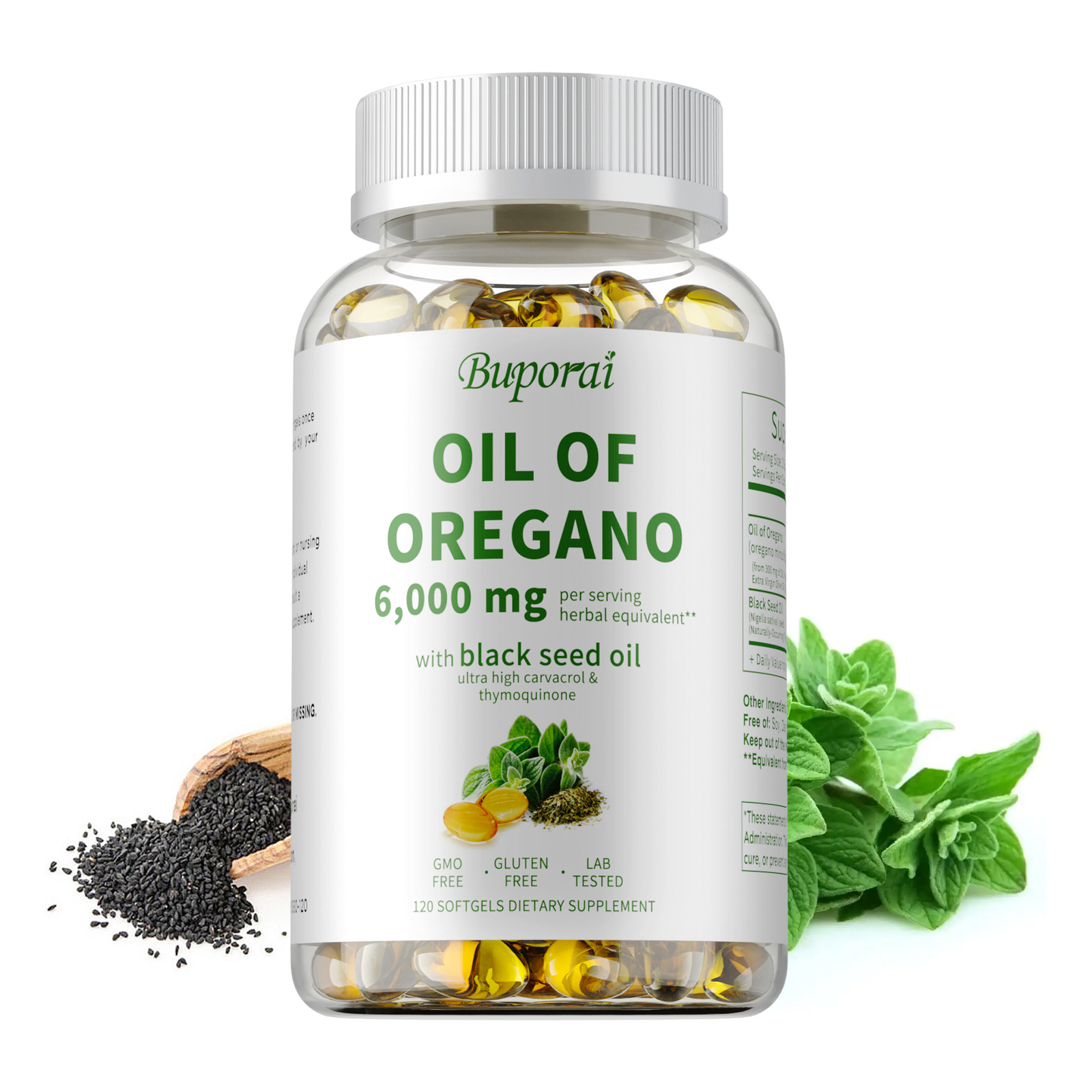 Oil of Oregano – Black Seed Oil – Immune System, Digestive Health, Antioxidants