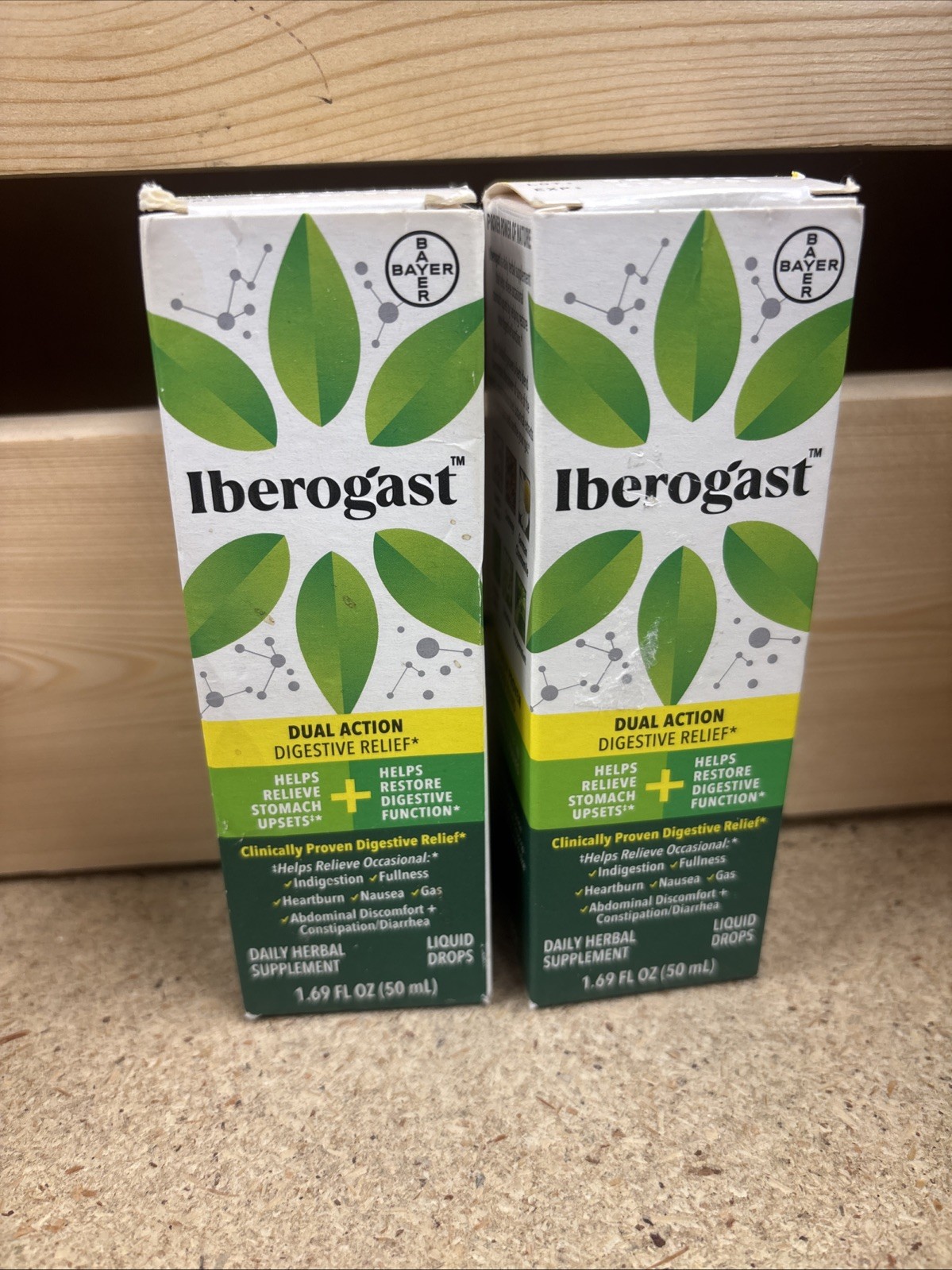 Lot of 2: Iberogast Dual Action Digestive Relief Liquid Drops 1.69oz Exp 08/2026