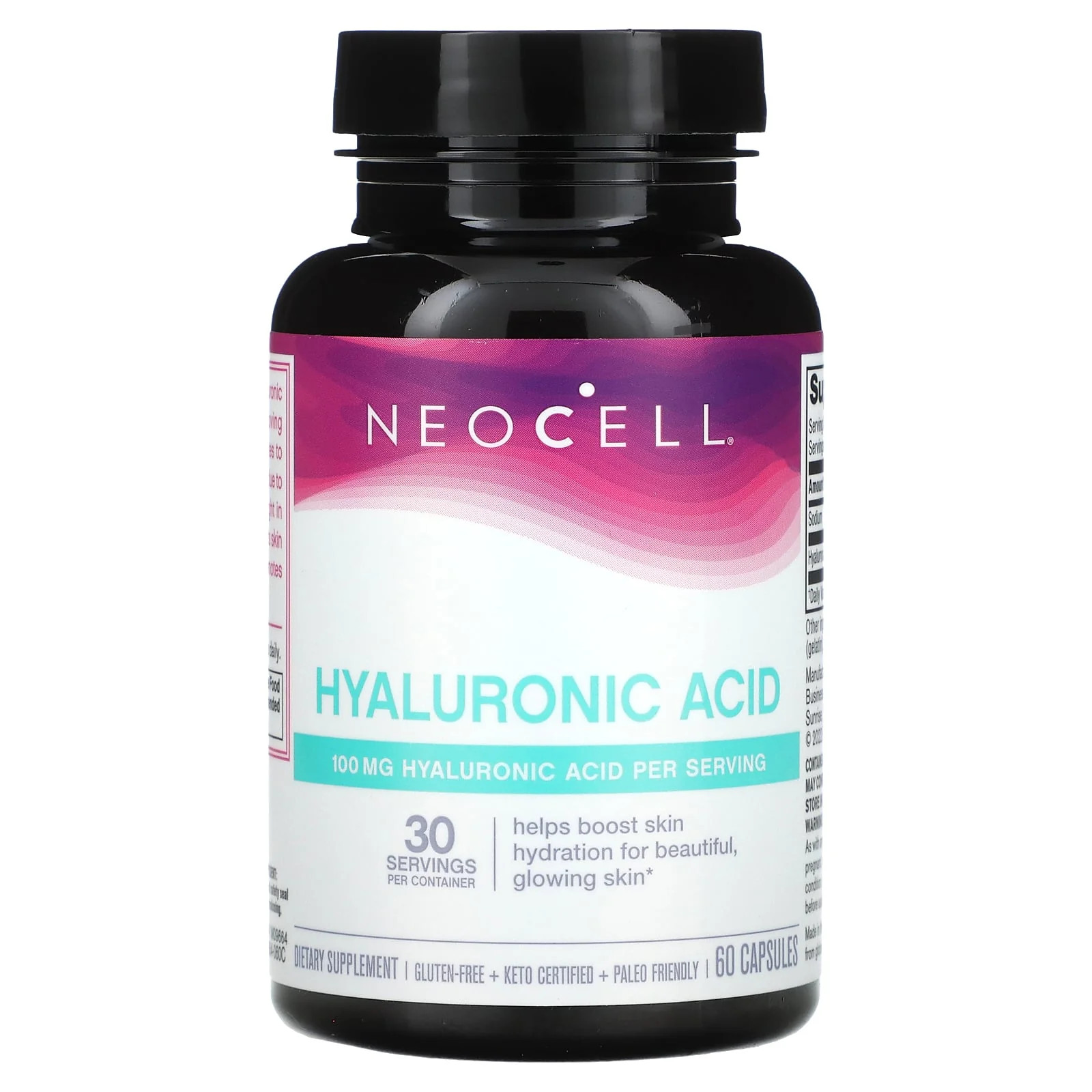 2 X NeoCell, Hyaluronic Acid, 60 Capsules (50 mg per Capsule)
