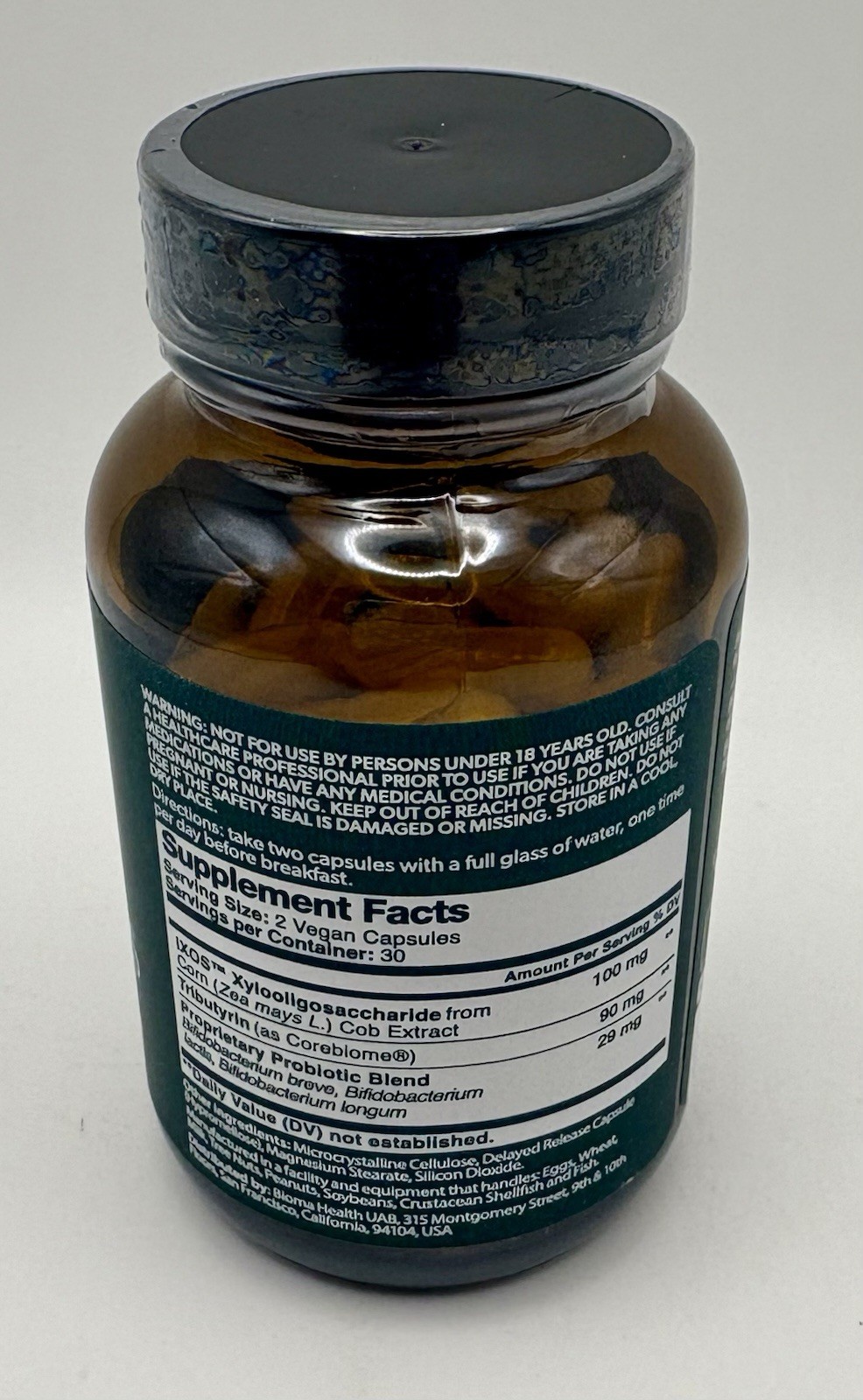 Bioma Probiotics 60 Capsules Expires 4/2027