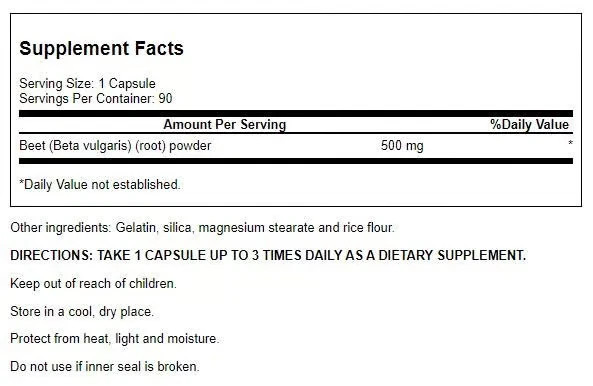 Country Farms Bountiful Beets Capsules (500 mg) 90 caps (Pack of 3)