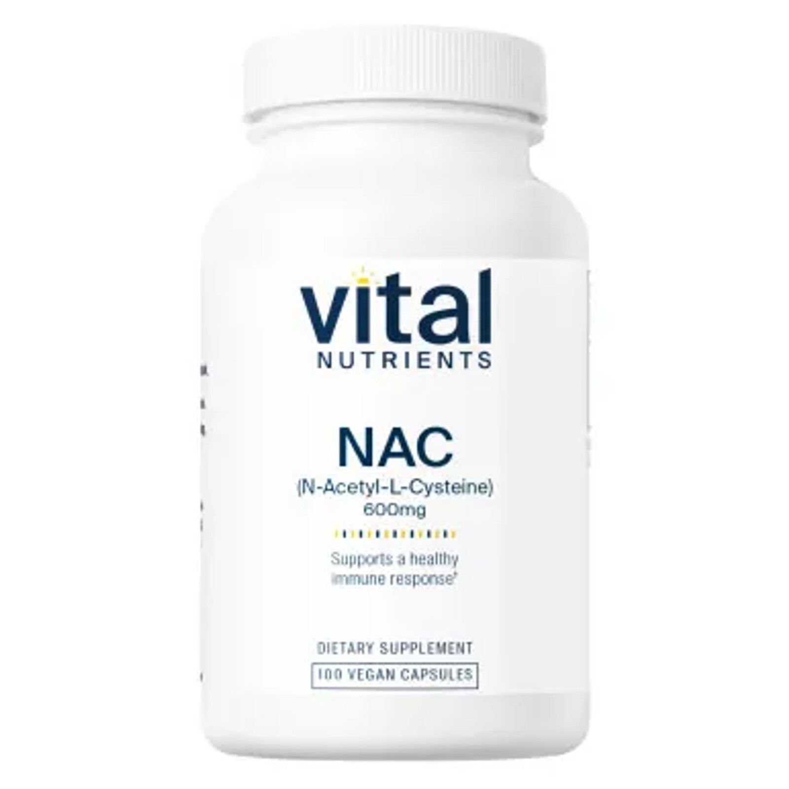 Vital Nutrients NAC N-Acetyl Cysteine 600 mg 200 caps Exp:10/2025 FREE SHIPPING