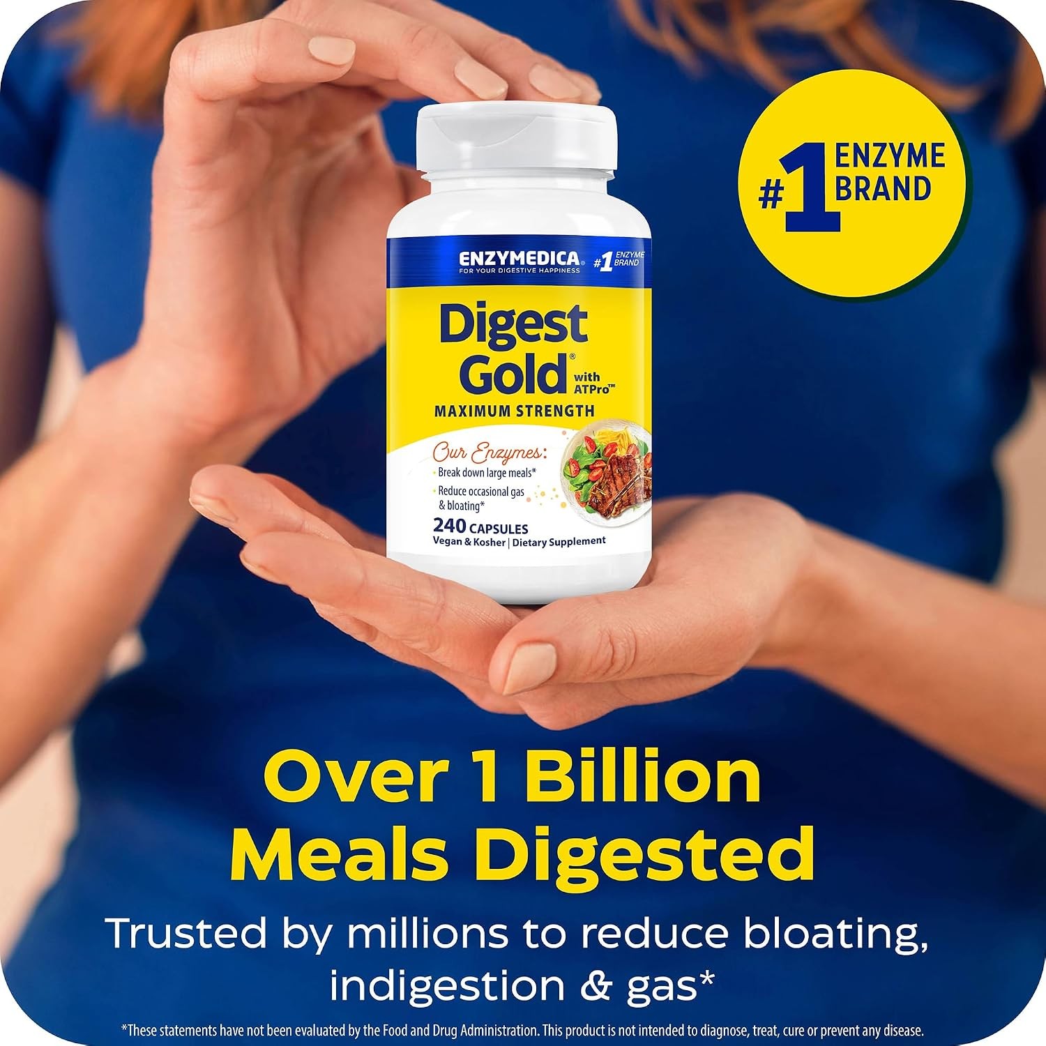 Enzymedica Digest Gold 240 Caps Maximum Strength ATPro