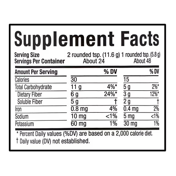 Equate Daily Fiber 100% Natural Psyllium Husk Fiber Supplement, Sugar-Free,10 oz