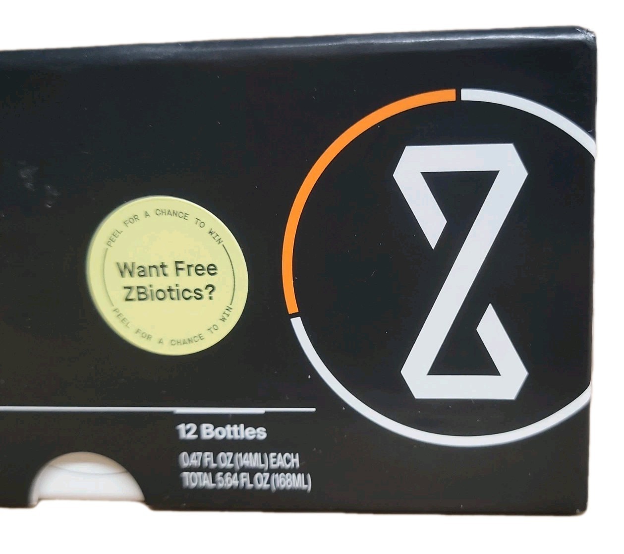 12 Pack Probiotic Feel Better After Drinking ZBiotics 0.47 Fl Oz Wake Refreshed