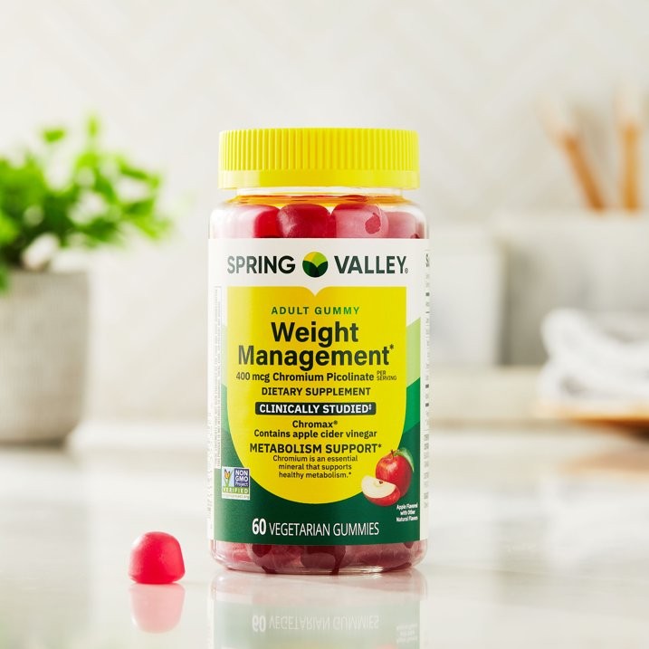 Spring Valley Weight Management Gummies Chromium Picolinate 400mcg 60 Count