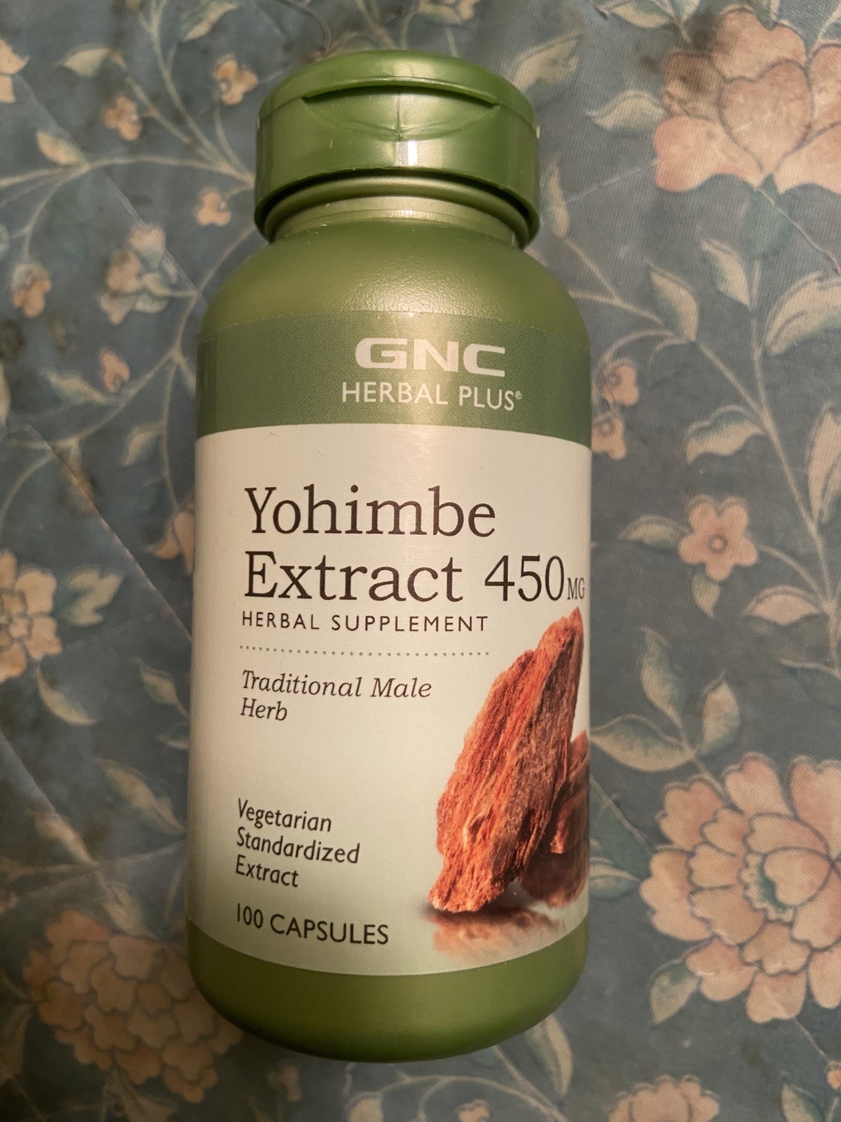 GNC Yohimbe Extract 450MG 100 Capsules SEALED Exp 12/28
