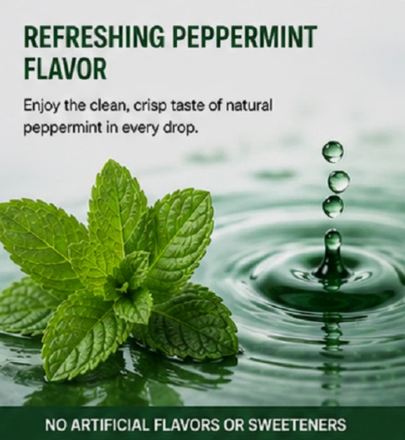 Horbaach 2oz Liquid Chlorophyll Natural Peppermint Vegan Gluten Free Dietary