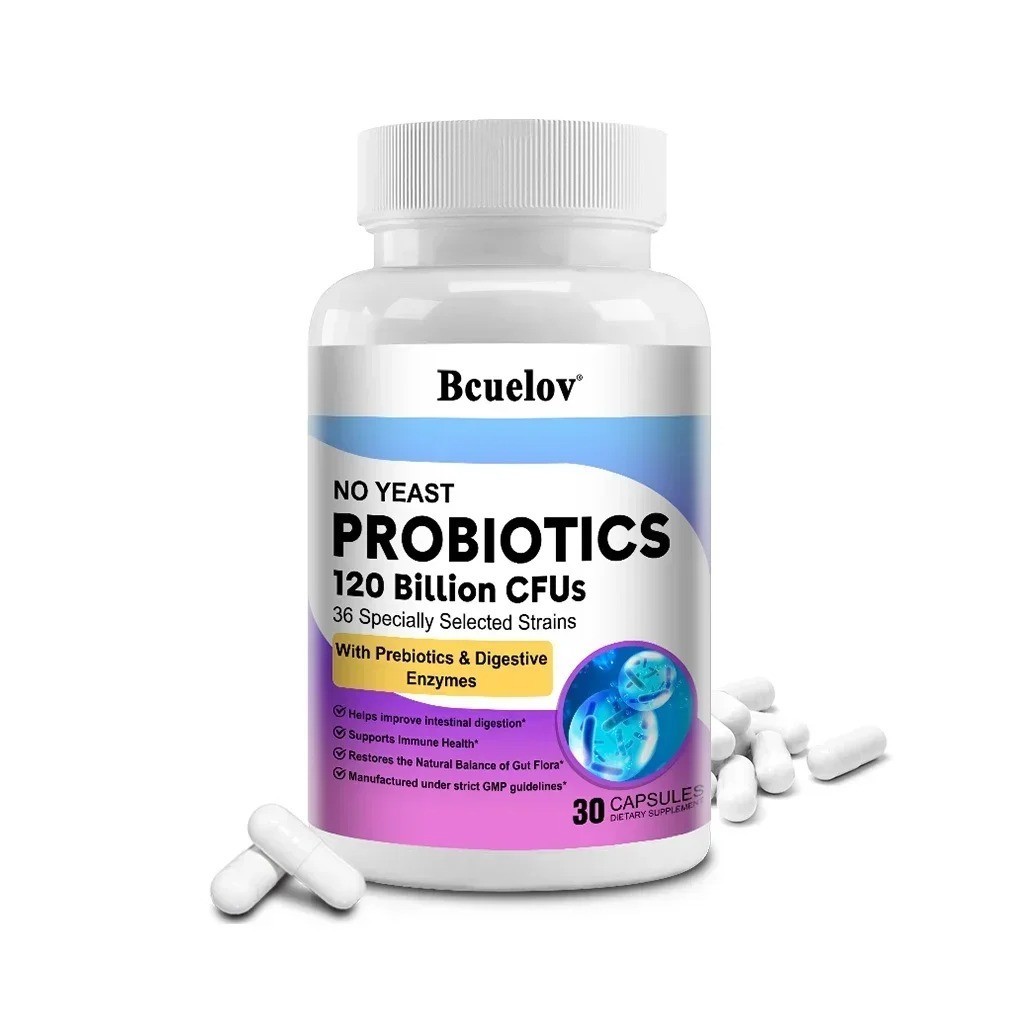 Probiotics 120 Billion CFU 36 Strains Contains Prebiotics and Digestive Enzymes